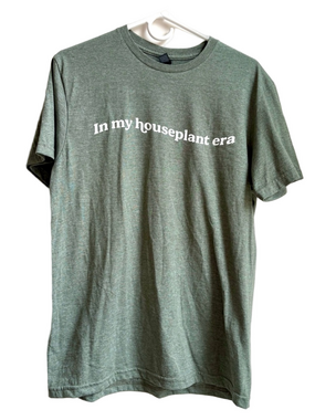 In my houseplant era PLANT LOVER’s Tee t-shirt cotton blend top shirt